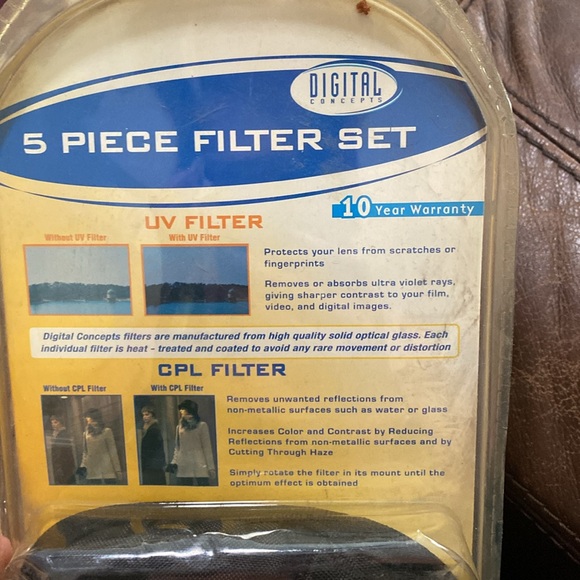 Digital Concepts 5 Piece UV Filter Set 52mm - Picture 3 of 3